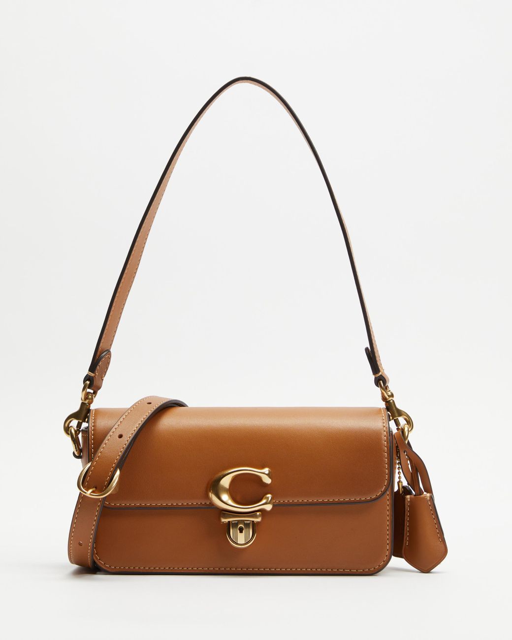 COACH Glovetanned Leather Studio Baguette Bag in Brown Lyst Australia