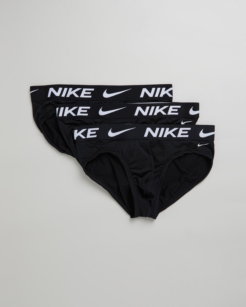 Nike Dri Fit Essential Micro Hip Briefs 3 Pack in Black for Men | Lyst ...
