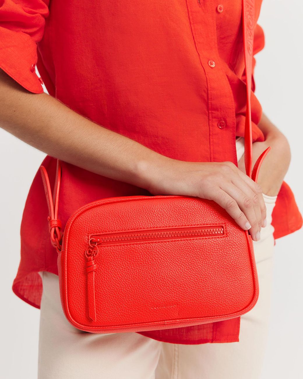 Country Road Strap Detail Crossbody Bag in Red Lyst Australia