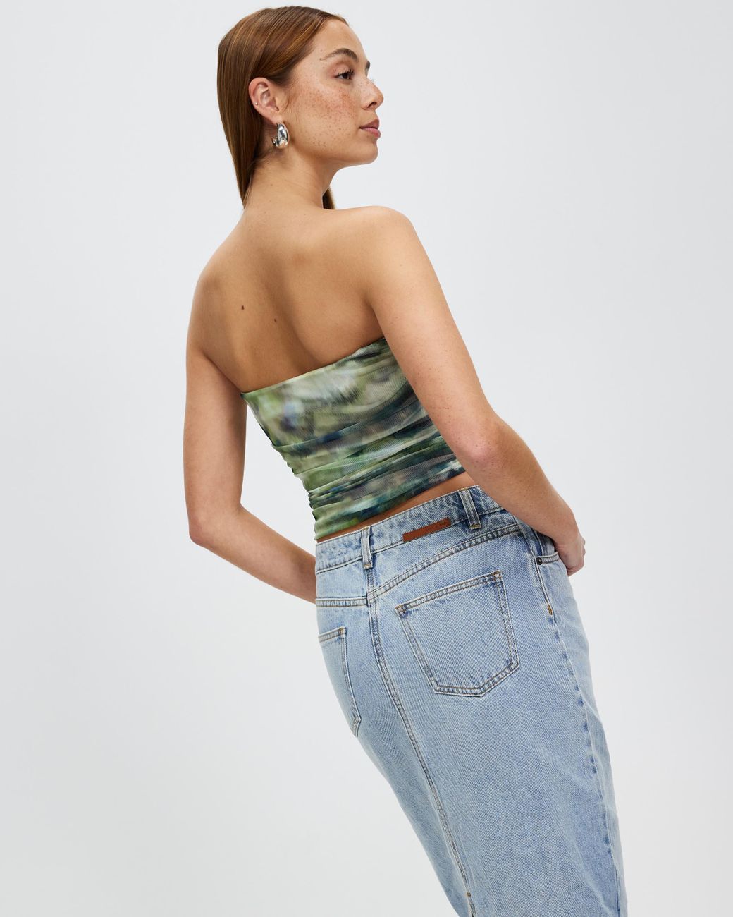 Sass Bide Longline Maxi Skirt in Blue Lyst Australia
