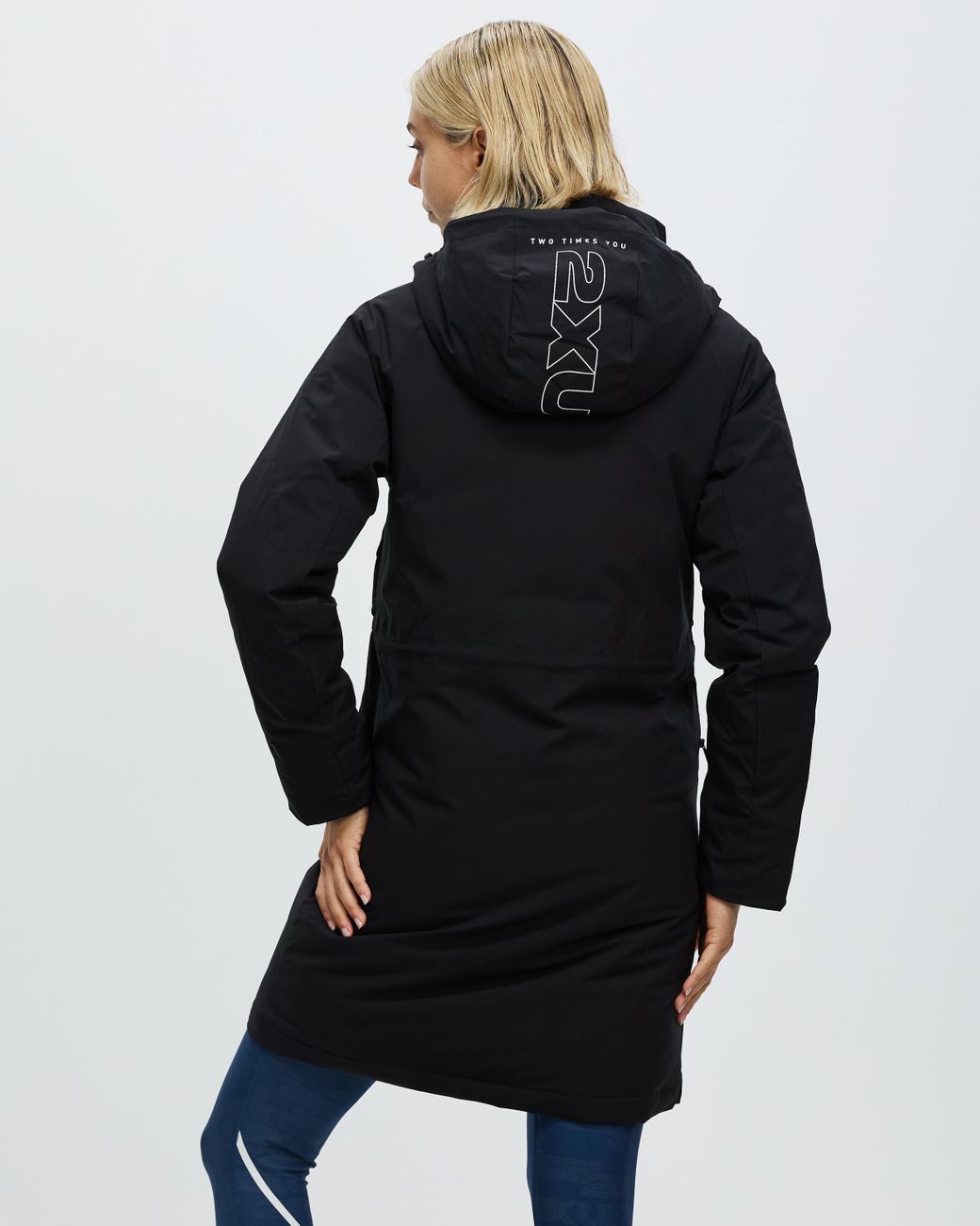 jul Foto stribet 2XU Commute Insulation Longline Jacket in Black | Lyst Australia