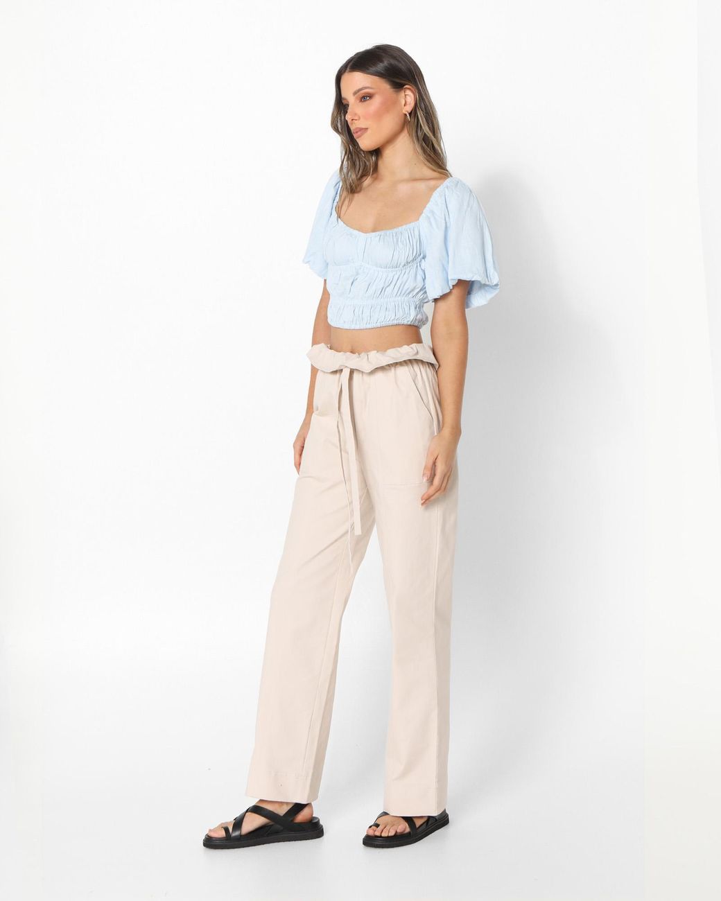 Lost In Lunar Sofia Crop in White | Lyst Australia