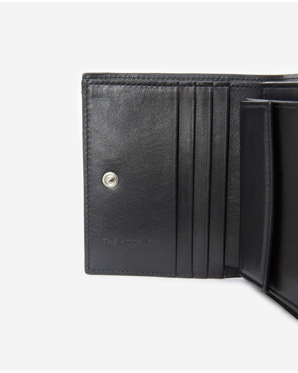 Portefeuille cuir noir à détails cloutés The Kooples pour homme en coloris  Noir | Lyst