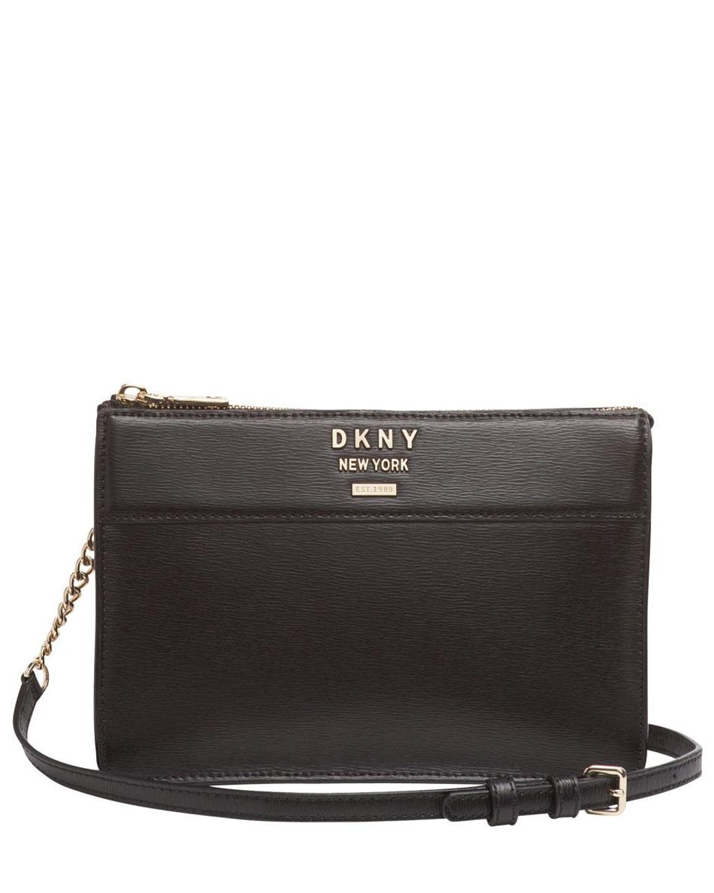 dkny top zip crossbody bag
