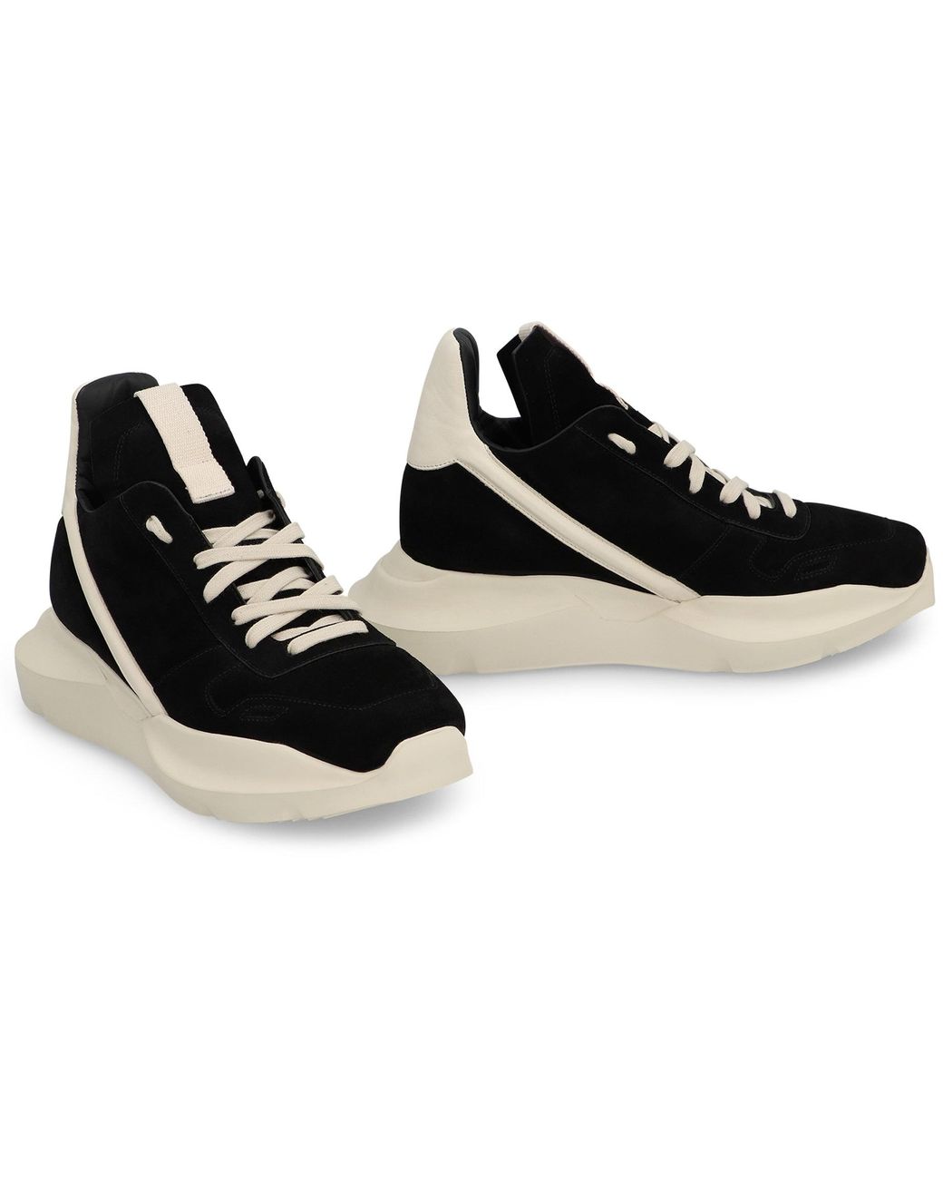 【関税＆送料込み】Rick Owens Geth Low-Top Sneakers Rick Owens Geth Low-Top Sneakers in Black for Men | Lyst