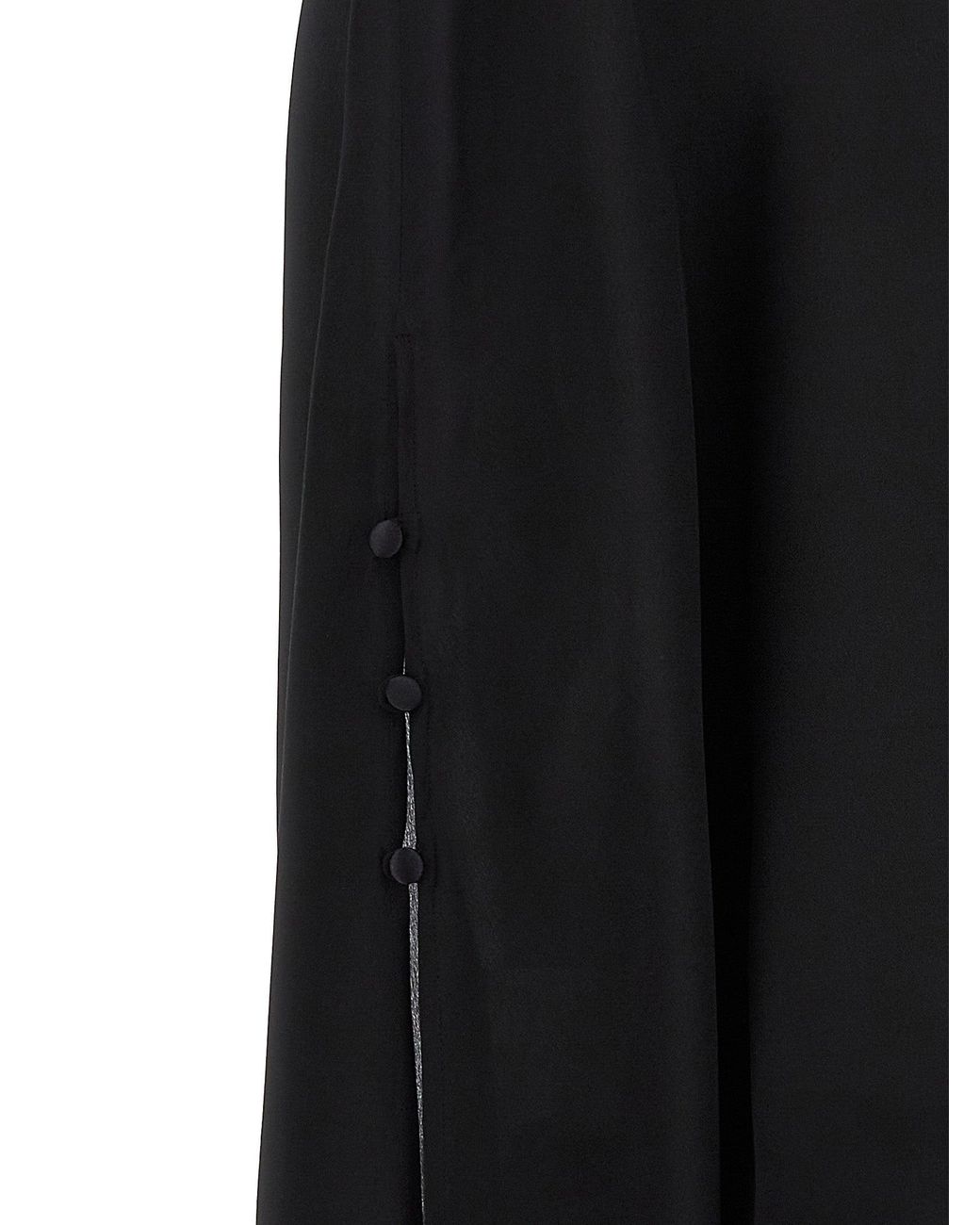DI.LA3 PARI' Black Cristina Shirt, Blouse