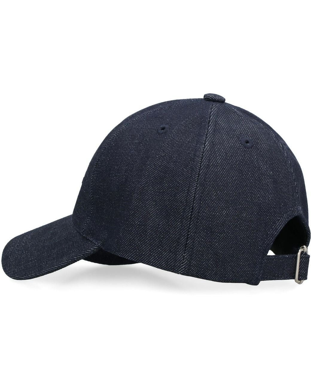 A.P.C. Blue Logo Baseball Cap for men