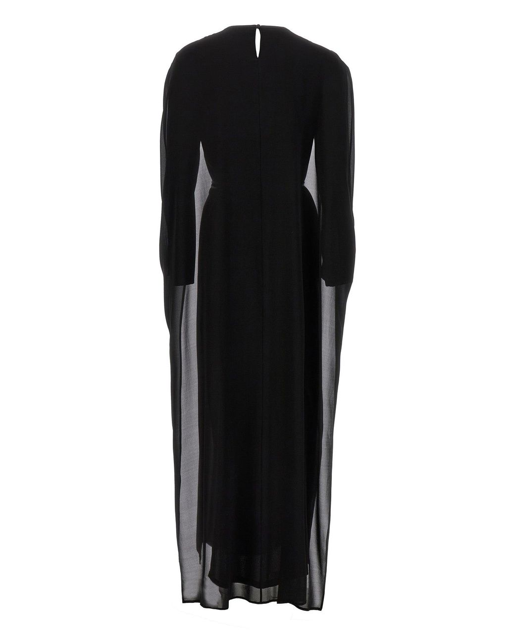 DI.LA3 PARI' Black Cape Dress Dresses
