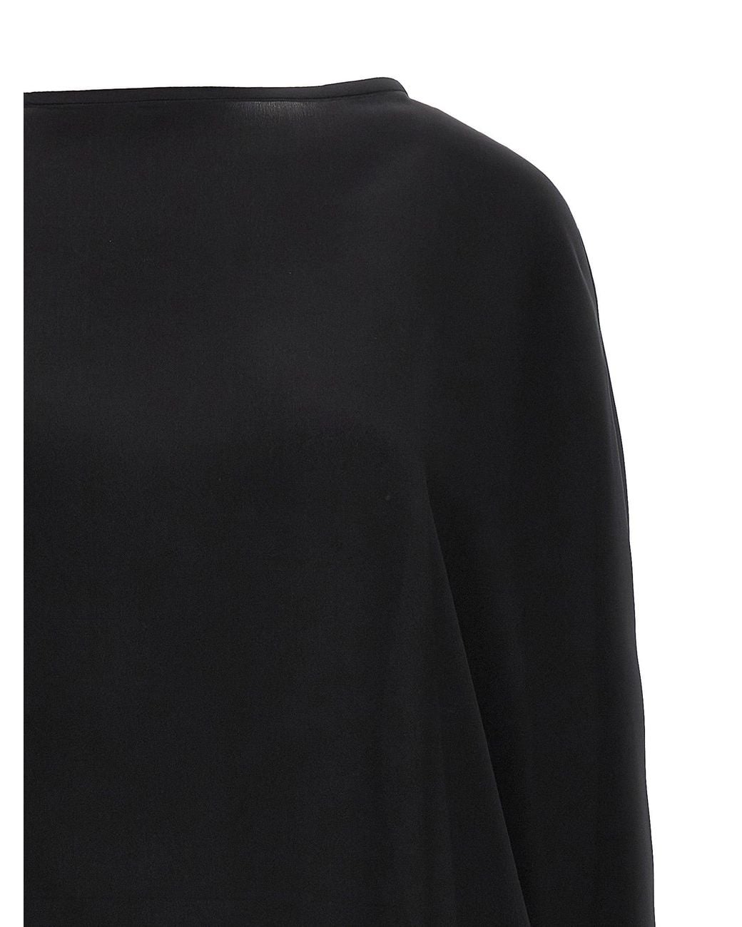 DI.LA3 PARI' Black Cristina Shirt, Blouse