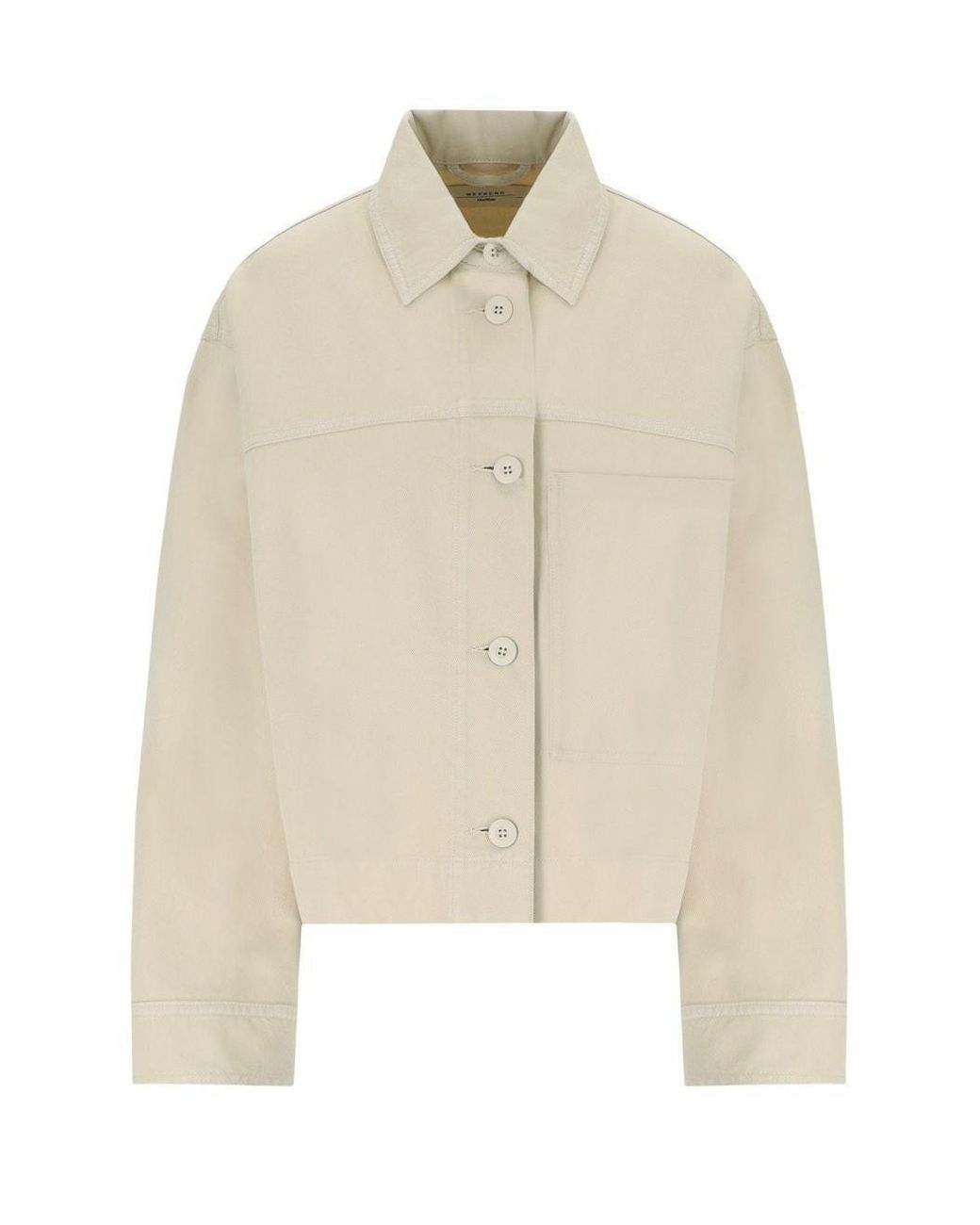 ジャケット Weekend Max Mara Sand Cotton Salita Jacket Cotton canvas jacket, sand | Weekend Max Mara