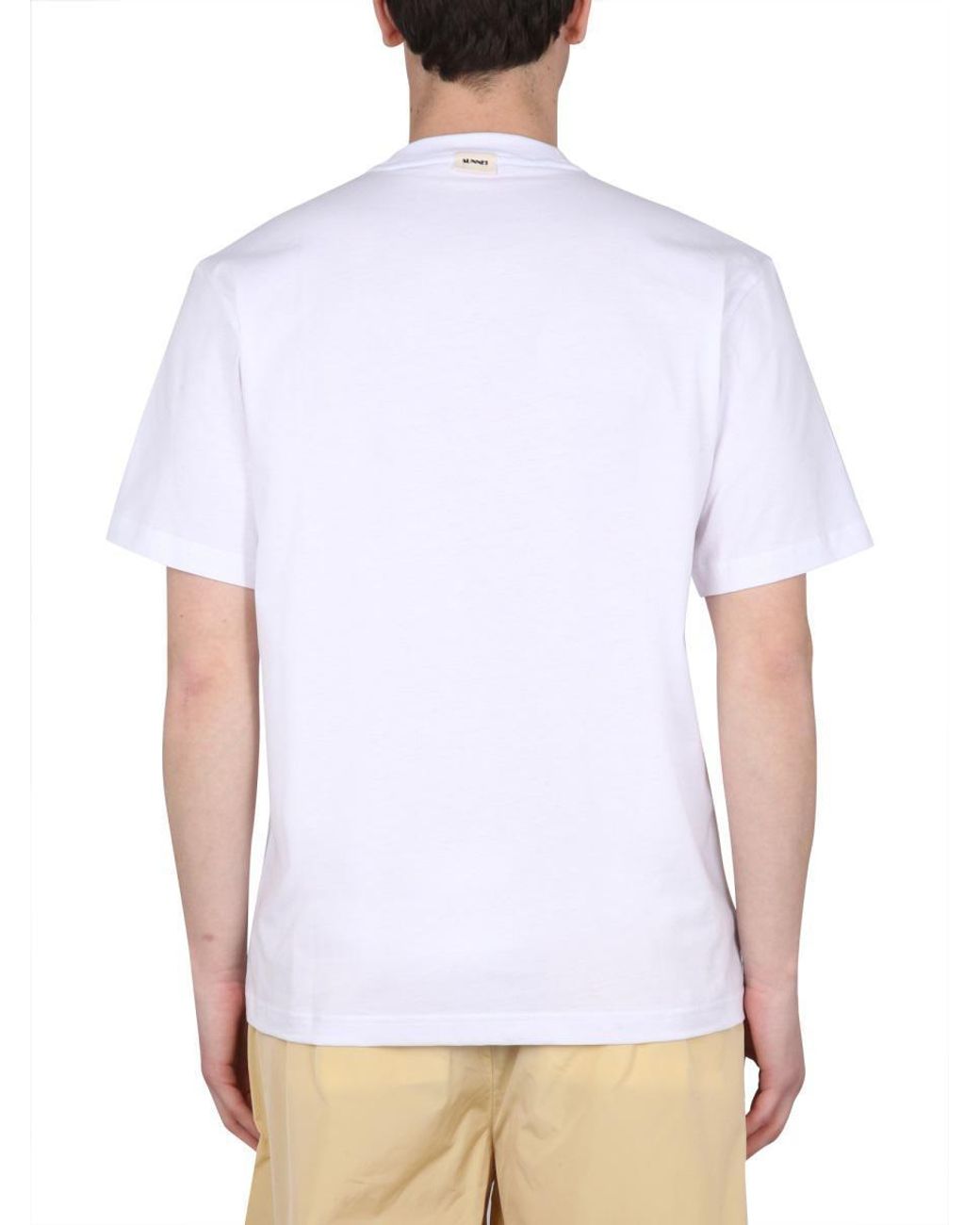 Tシャツ・カットソー SUNNEI HEAD OF FASHION T-SHIRT (MRTWXJER054_JER012WHITE) Sunnei Head Of Fashion T-Shirt in White for Men | Lyst