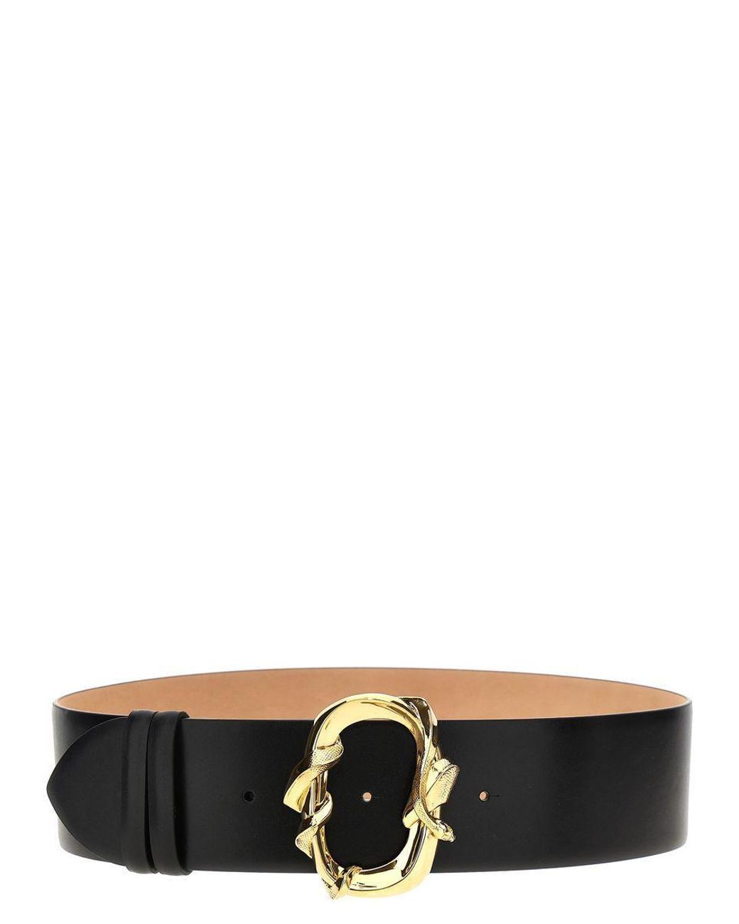 【関税込み】alexander mcqueen 'Snake' belt McQueen Leather Snake Buckle Belt | Saks Fifth Avenue