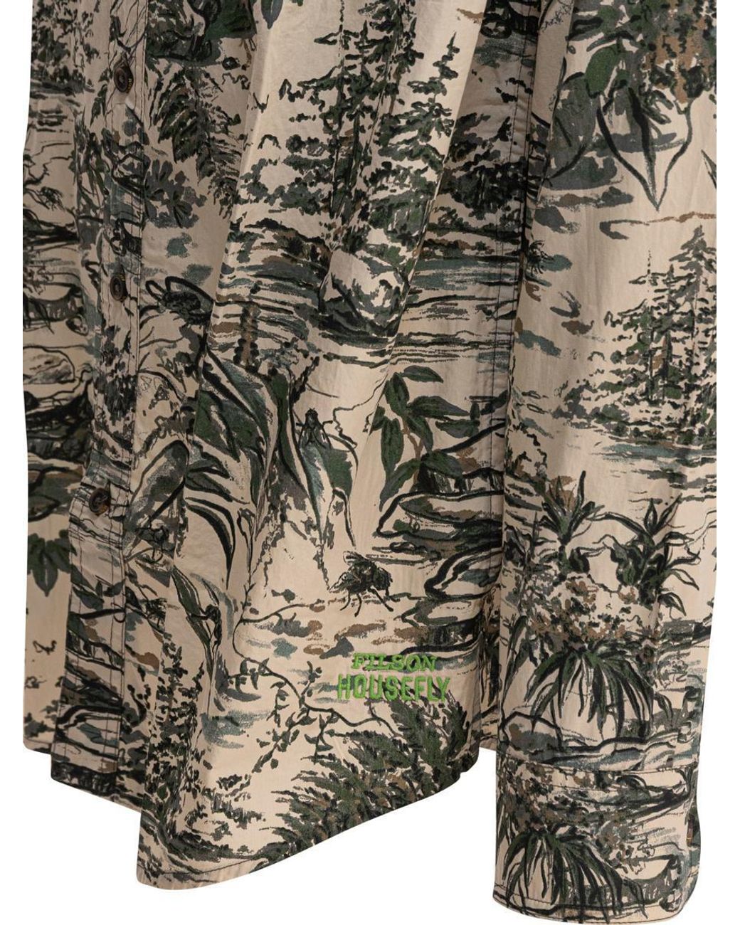 Filson X Housefly Fishing Shirt in Gray for Men | Lyst