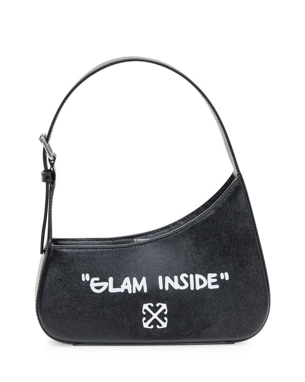 Off-White c/o Virgil Abloh Jitney Leather Shoulder Bag in
