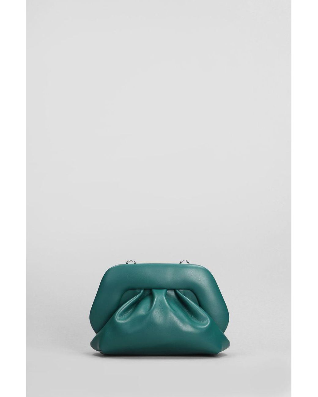 THEMOIRÈ Gea Vegan Fabric Clutch in Green | Lyst
