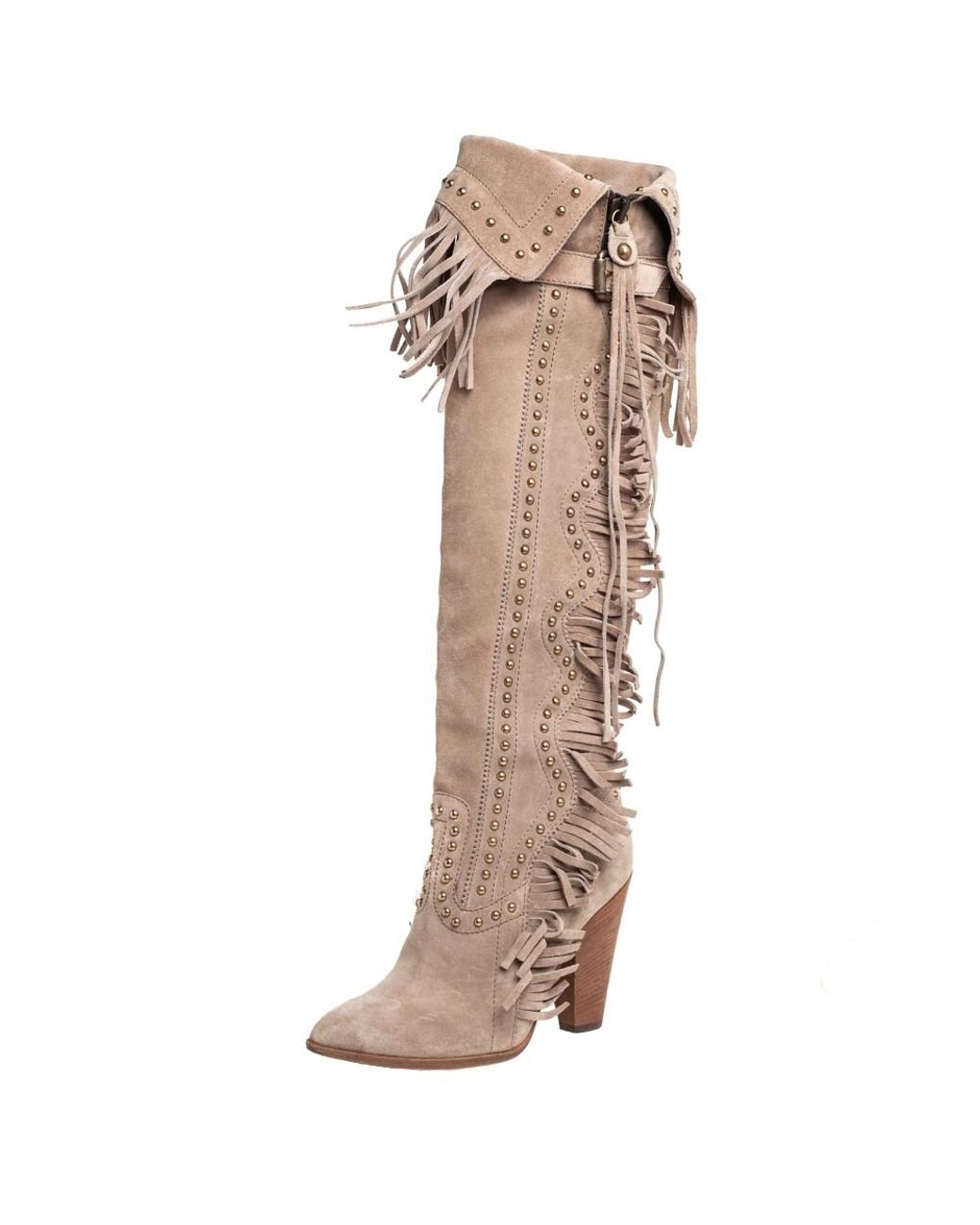 black knee high boots