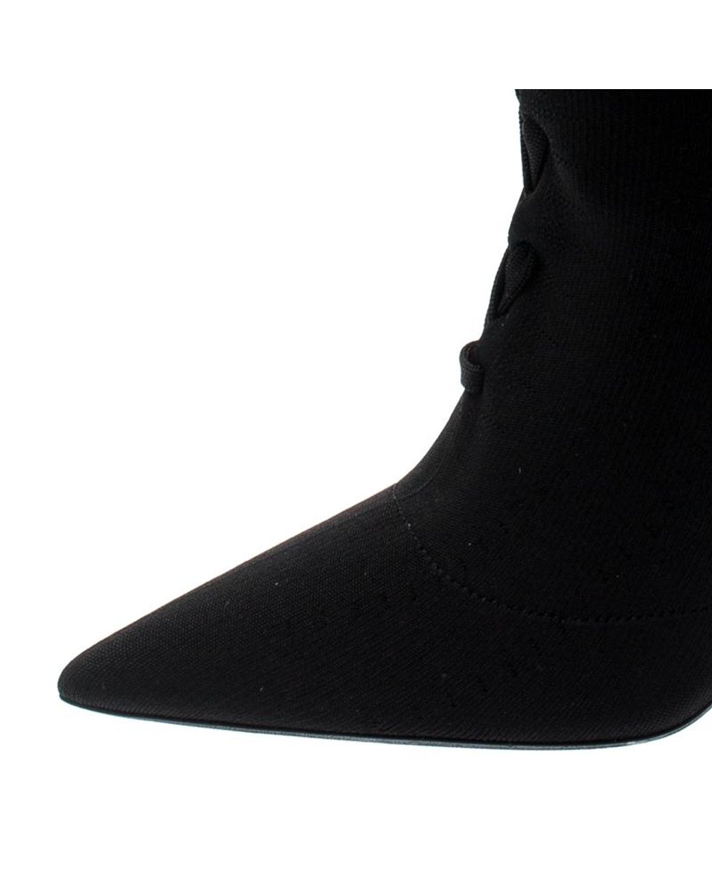 black sock boots size 5