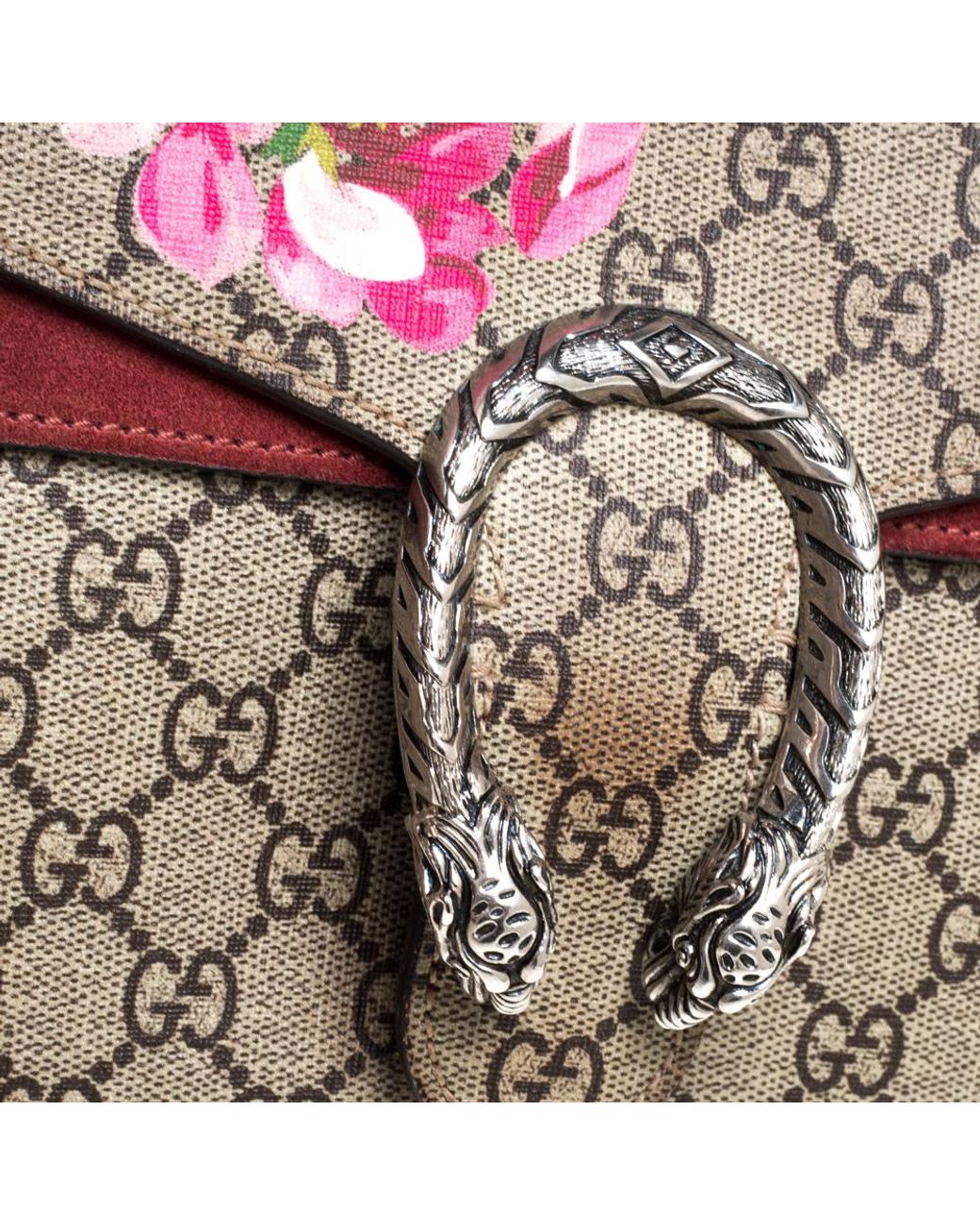 dionysus small gg blooms shoulder bag