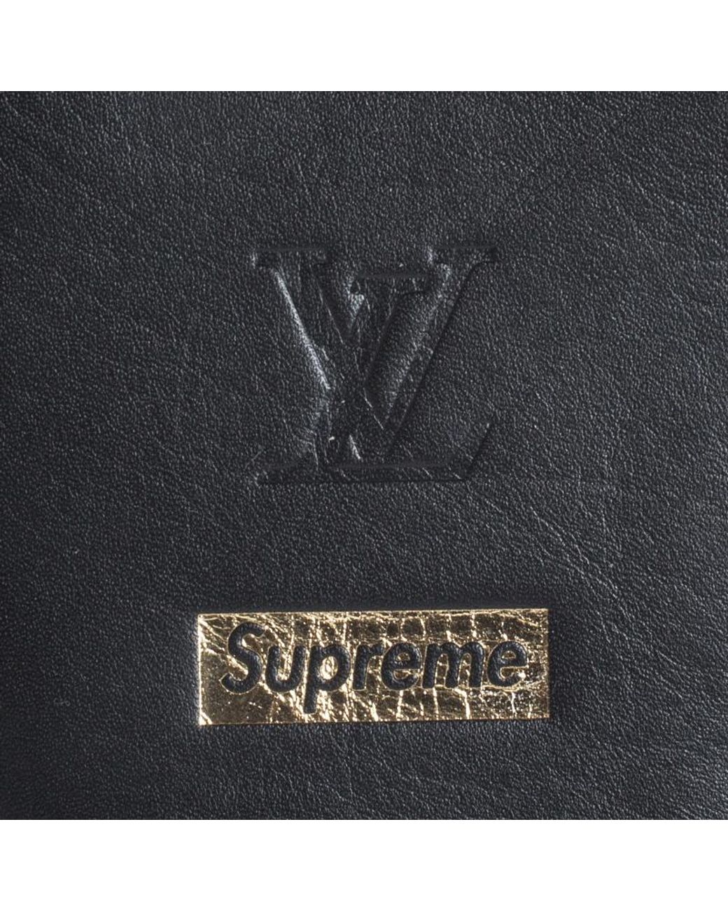 supreme x louis vuitton slippers