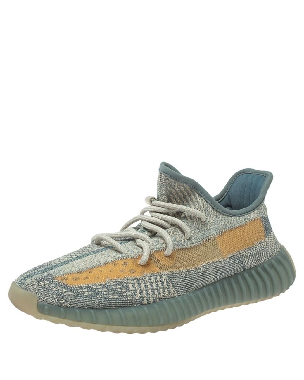Yeezy Rubber Blue/white Knit Fabric Boost 350 V2 Israfil Sneakers for Men - Lyst