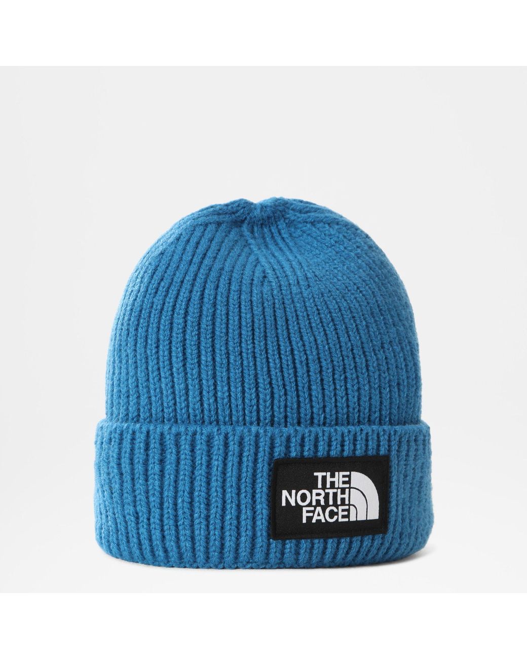 The north face berretto con risvolto e riquadro con logo tnf banff di The North  Face in Blu | Lyst