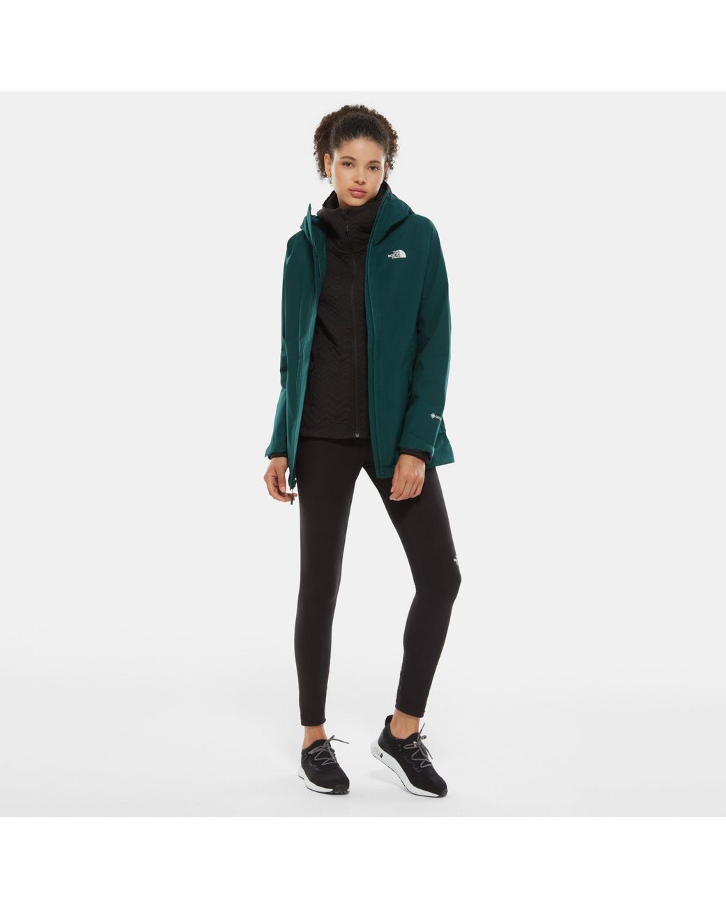 The North Face Women's All Terrain Zip-in Jacket Ponderosa in Green | Lyst  UK