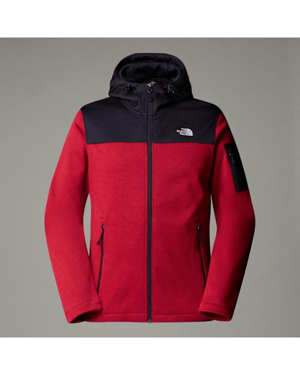 The North Face Tech Emilio Hooded Fleece in Red for Men | Lyst UK