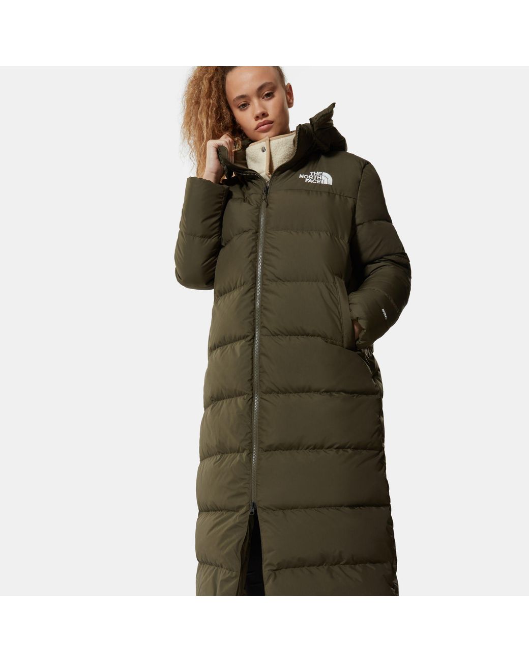 The North Face Triple C Parka Jacket In Green Lyst