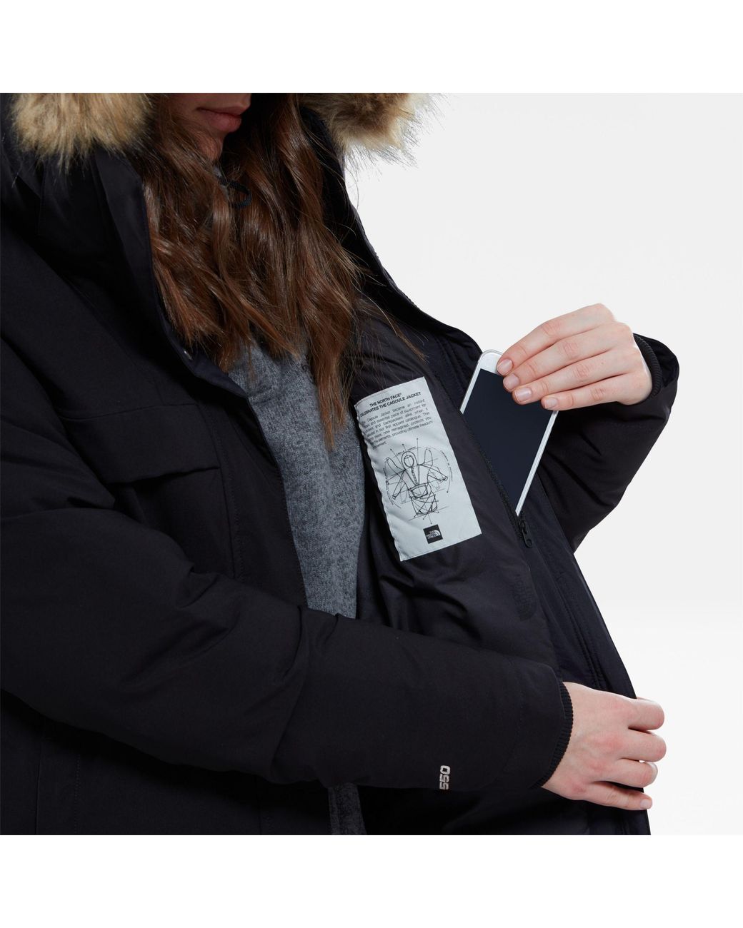 The North Face Women's Cagoule Goretex® Parka Tnf in Black | Lyst UK