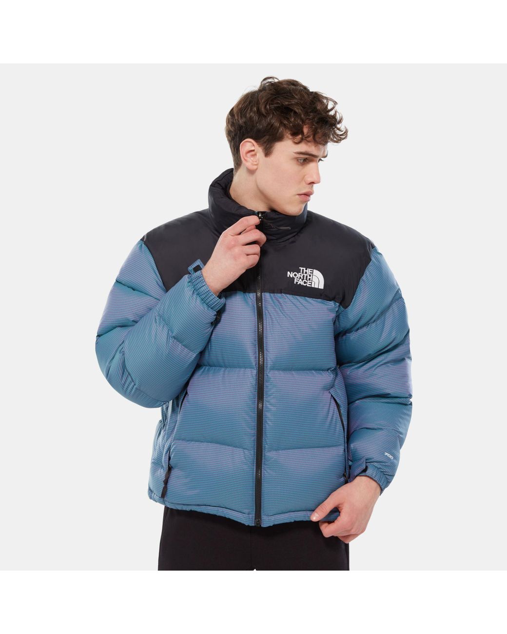 The North Face 1996 Retro Seasonal Iridescent Nuptse Jacket in Blue for Men  | Lyst UK
