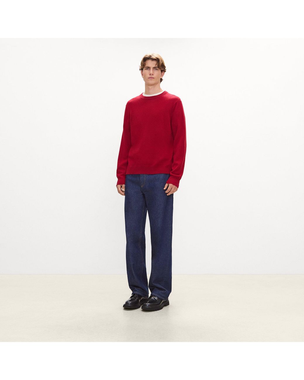 Theory Red Relaxed Jean for men