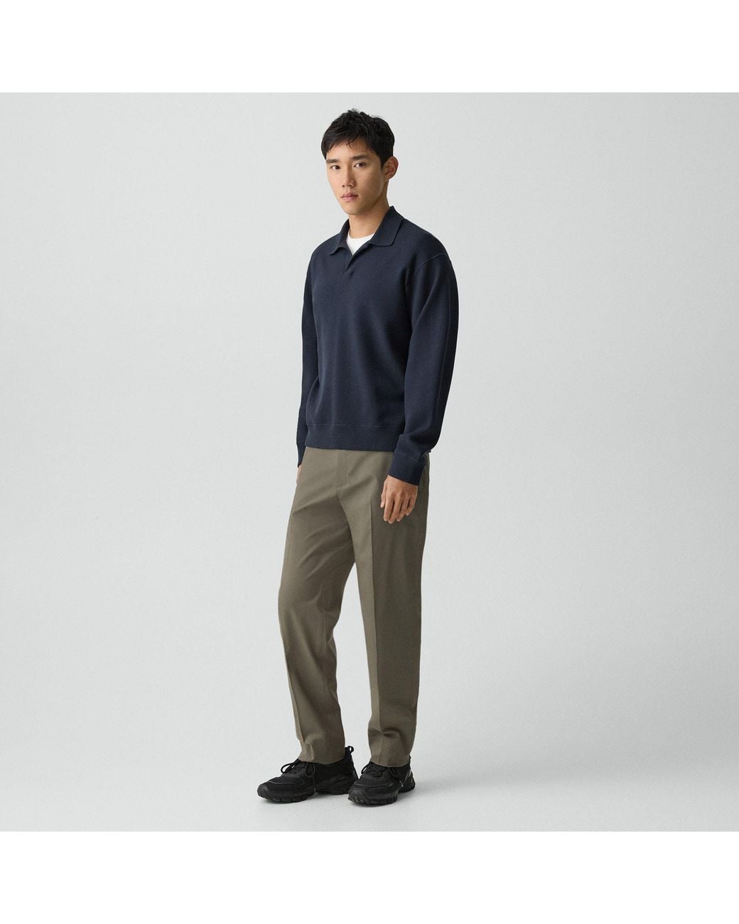 Theory Blue Curtis Drawstring Pant for men