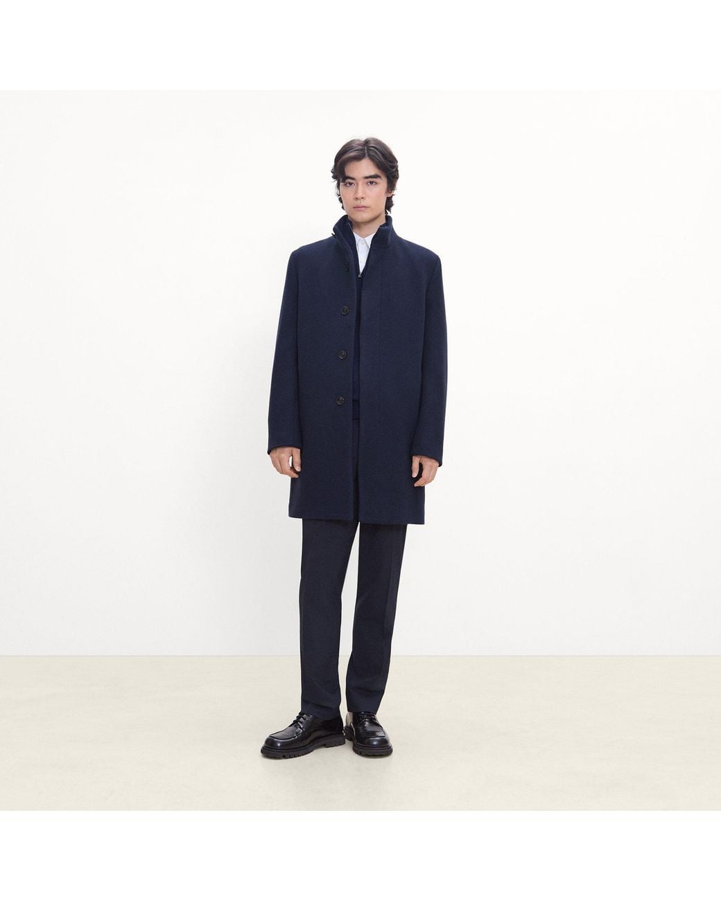 Theory Blue Belvin Coat for men