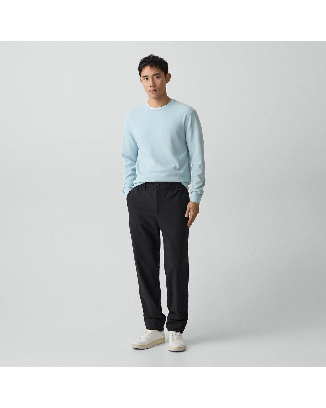 Theory Black Curtis Drawstring Pant for men