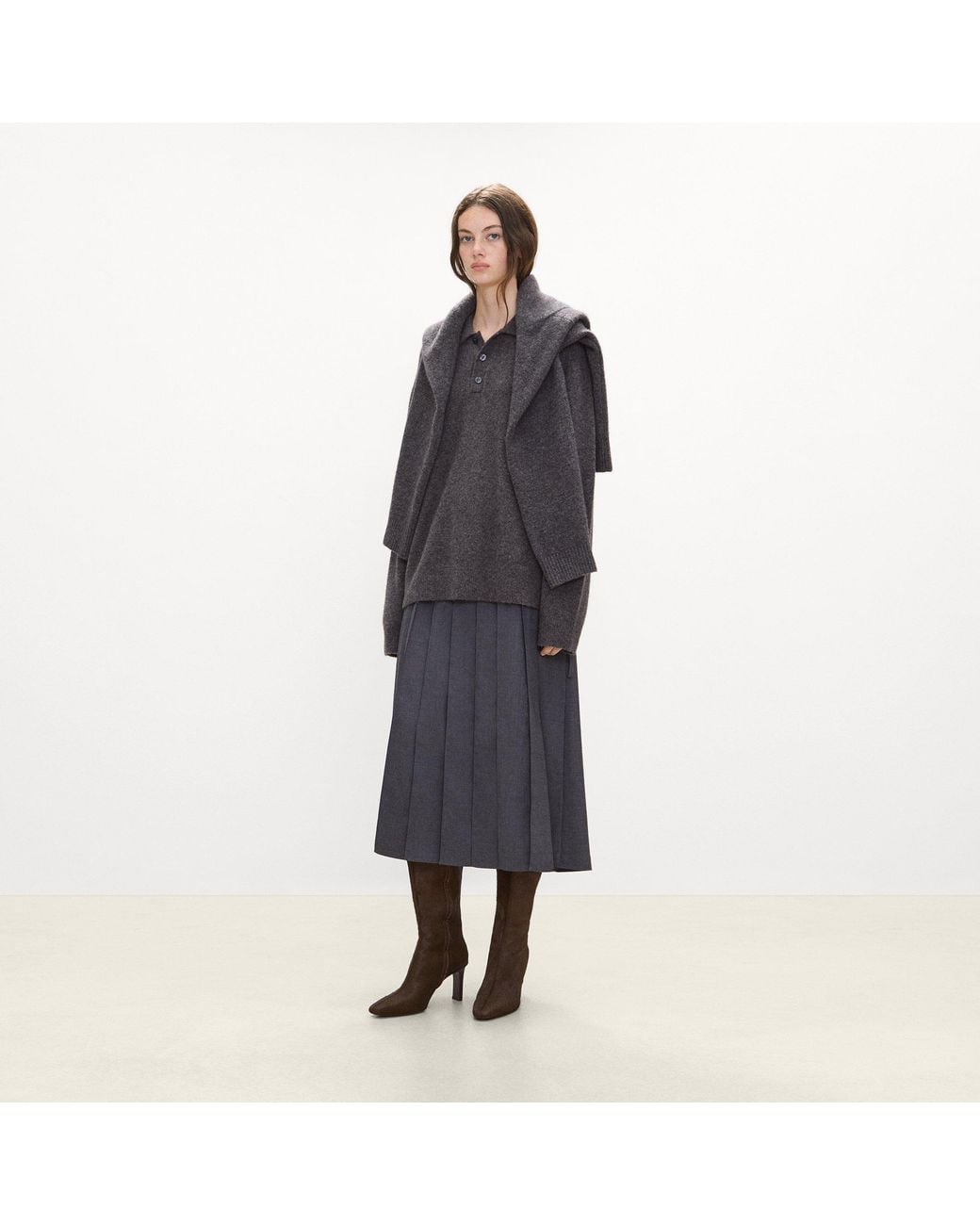 Theory Blue Ainsle Tall Boot