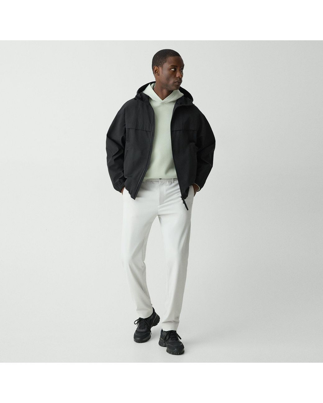 Theory Black Curtis Drawstring Pant for men