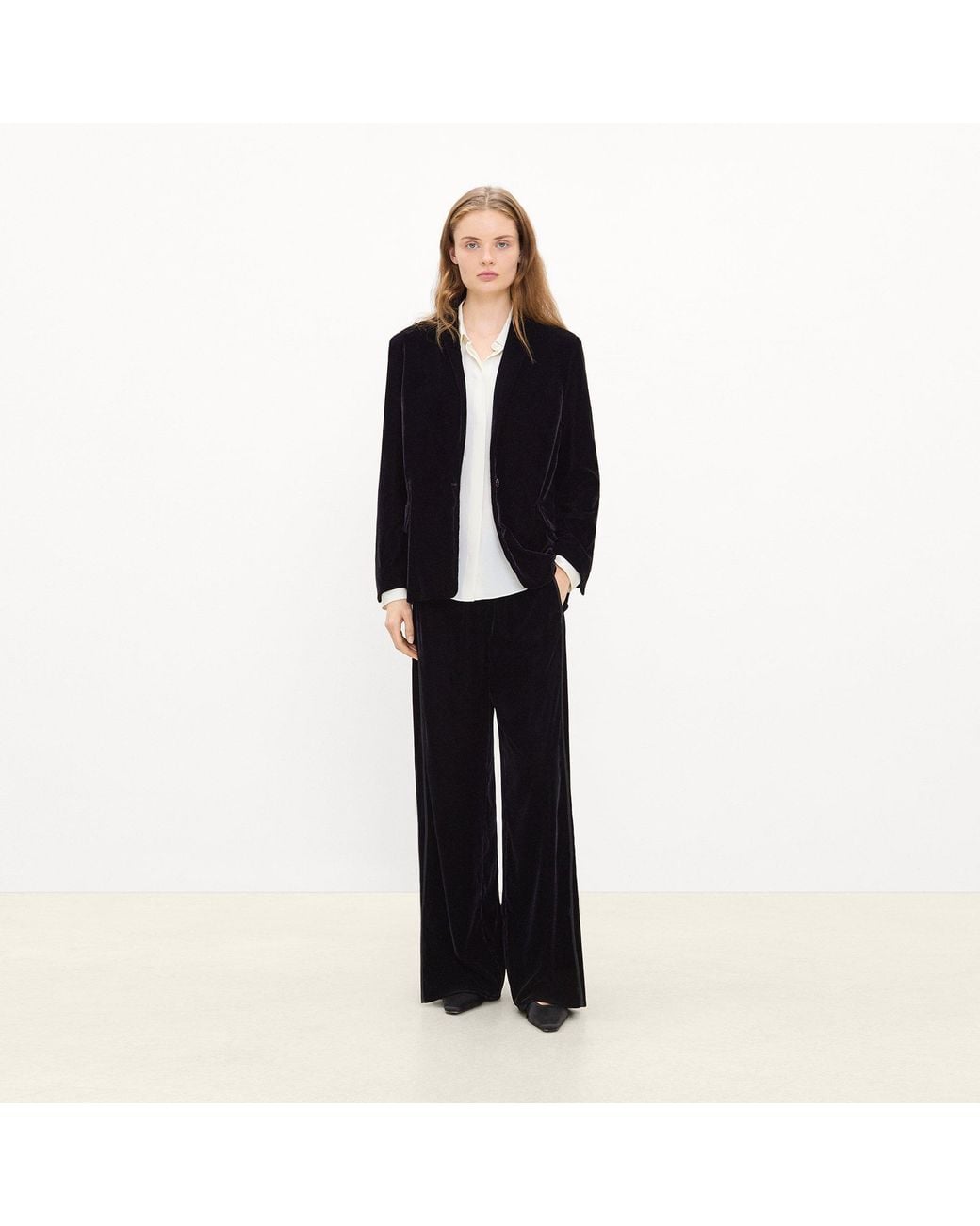 Theory Black Side Vent Pull-On Pant