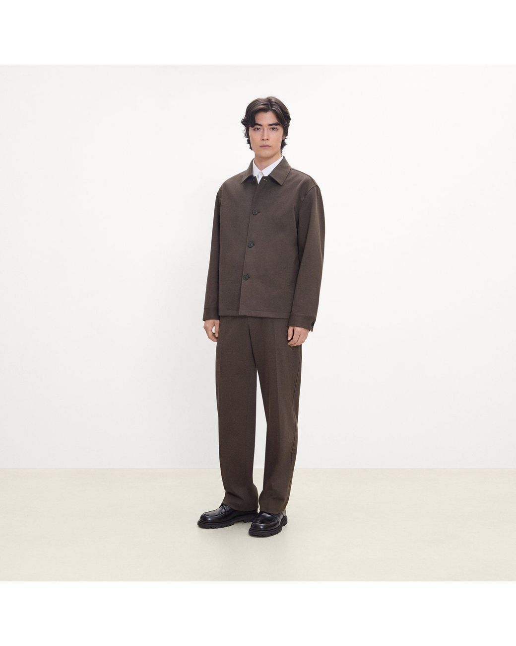 Theory Brown Shirt Jacket for men