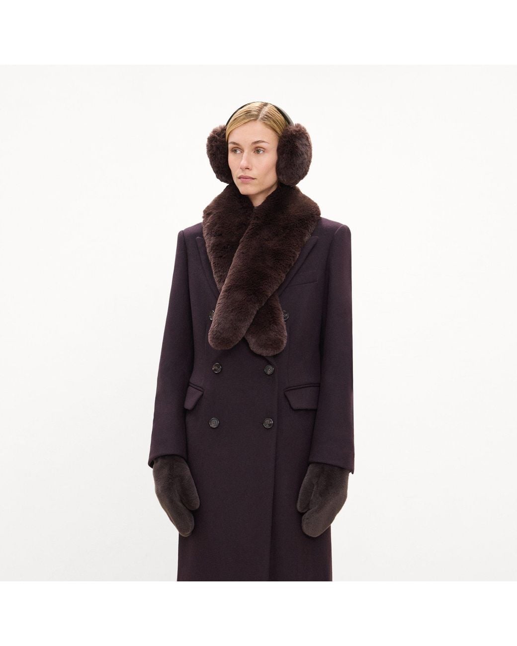 Theory Purple Earmuffs