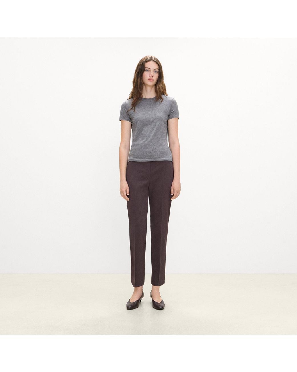 Theory Blue Treeca Pull-On Pant