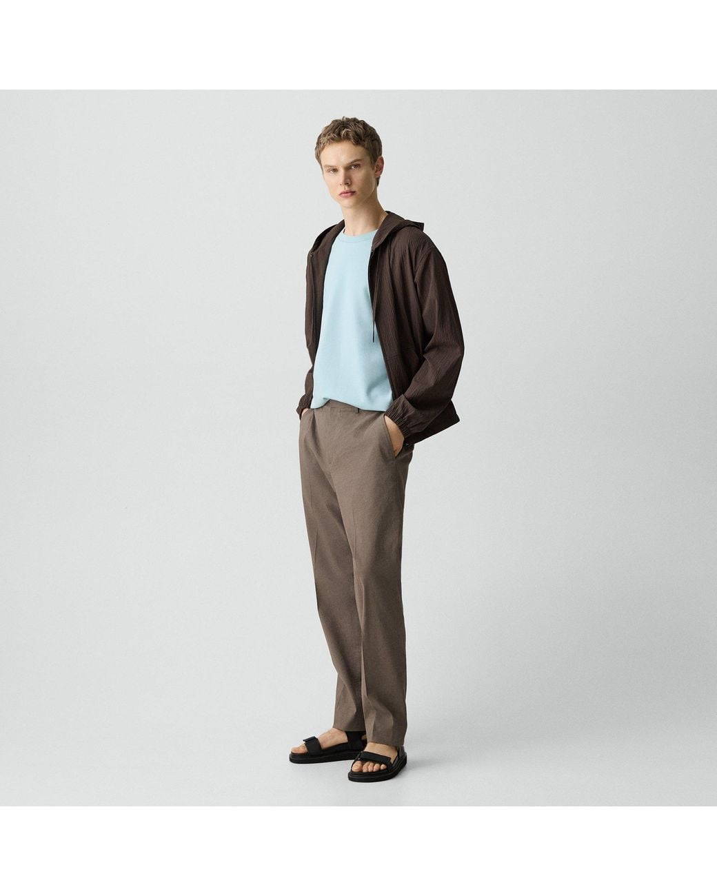 Theory Black Standard Pant for men