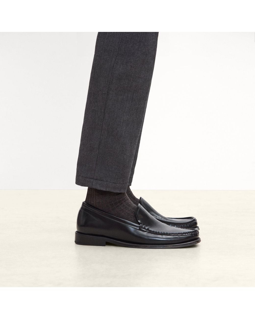 Theory Black Trouser Socks for men
