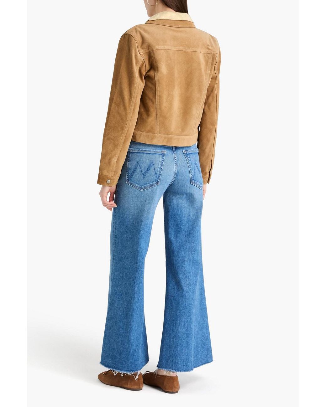 Re/done Natural Suede Jacket