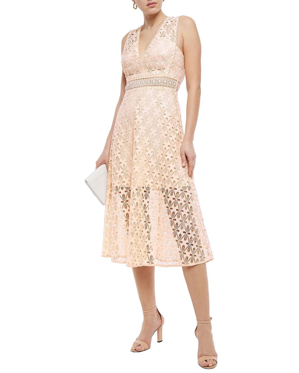 sandro guipure lace dress Sandro Floral guipure Lace maxi dress