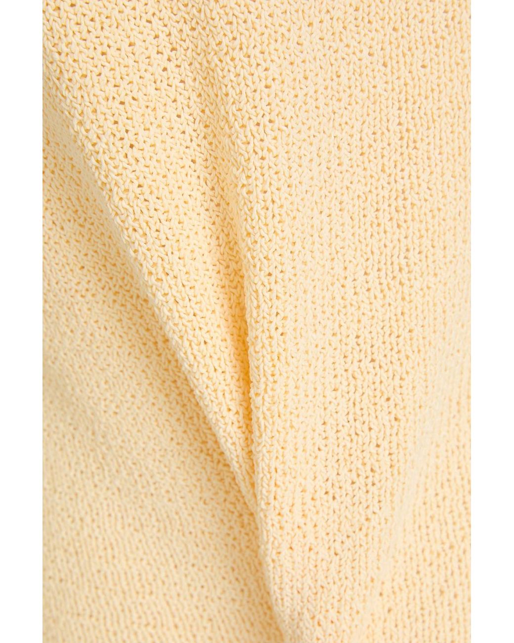 Proenza Schouler Natural Knitted Halterneck Top