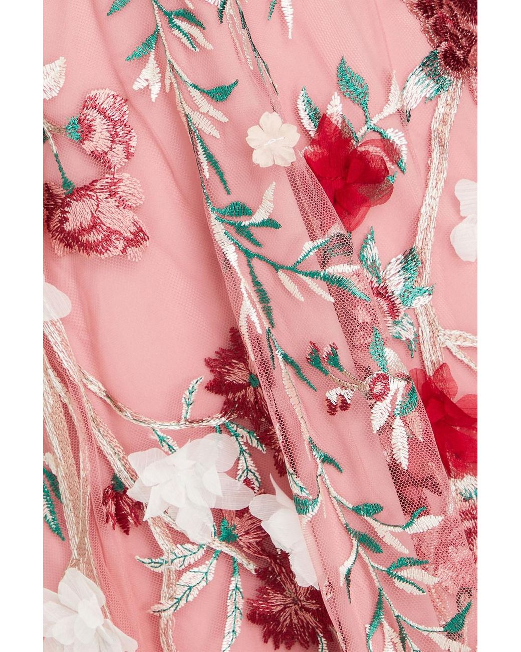 Marchesa Embroidered Tulle Gown | Lyst