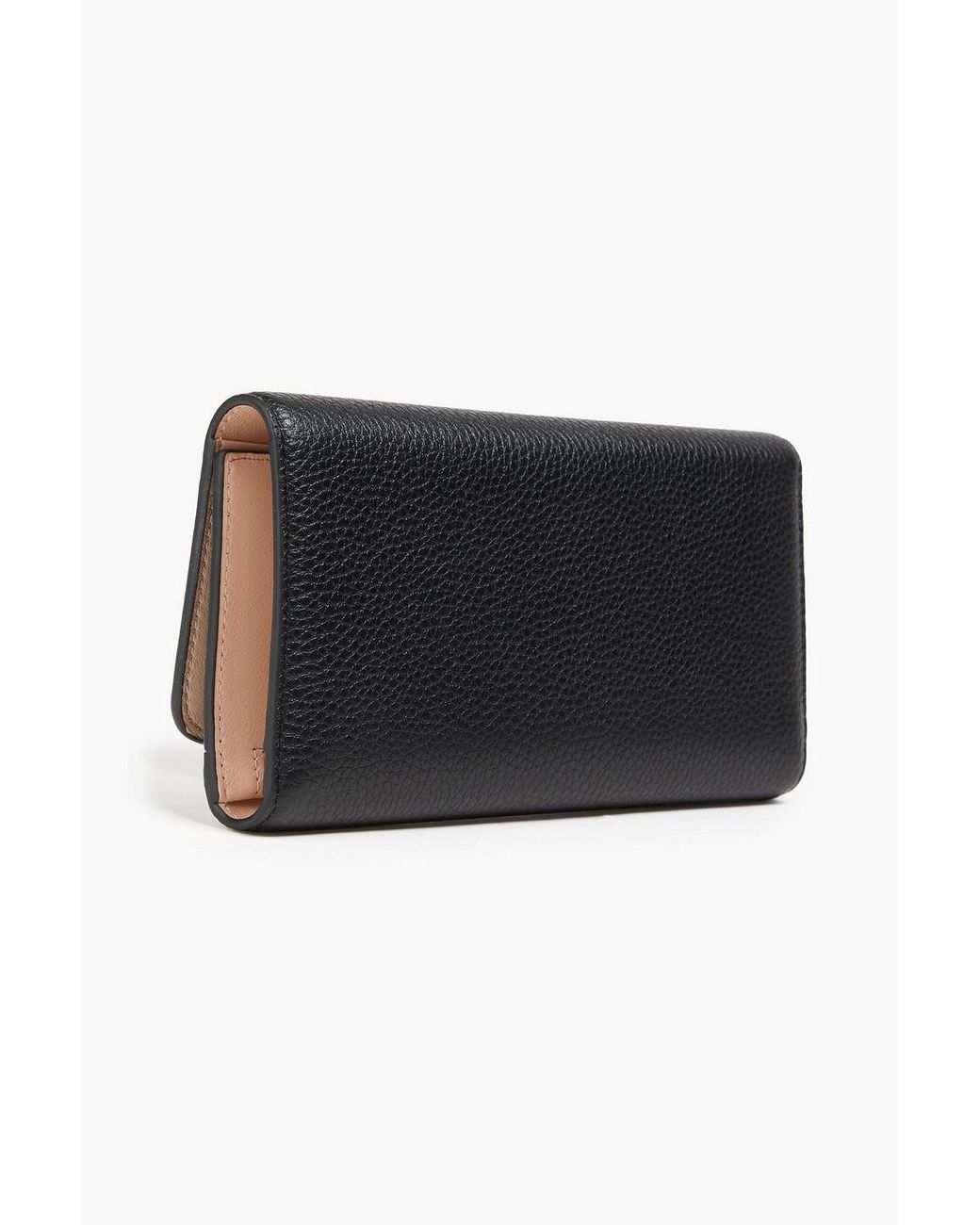 Bally Black Pebbled-Leather Continental Wallet