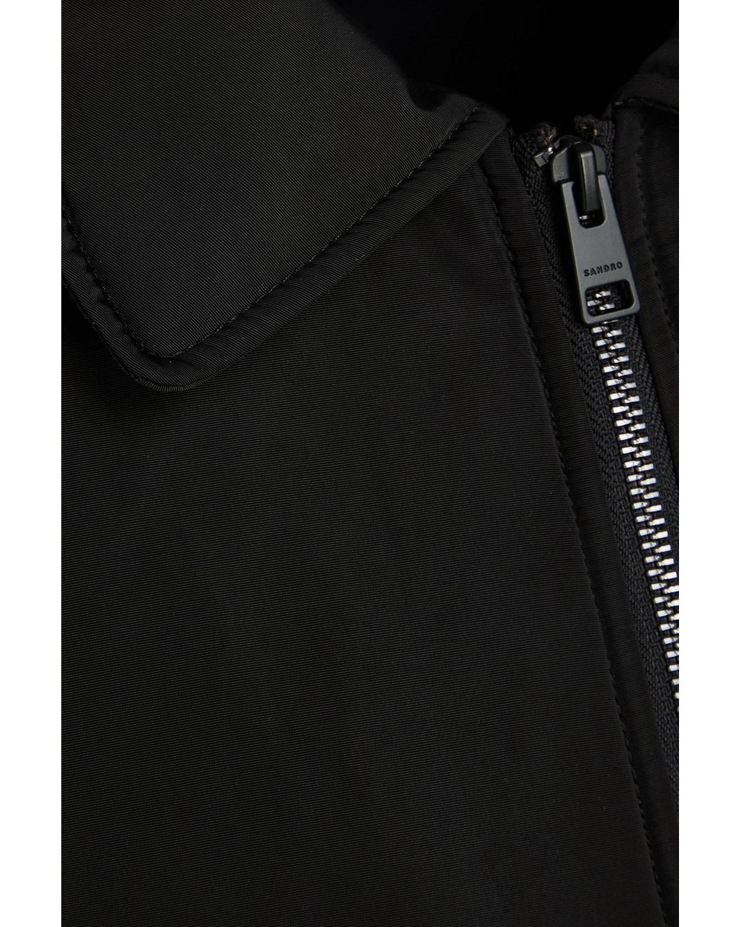 Sandro Black Shell Jacket for men