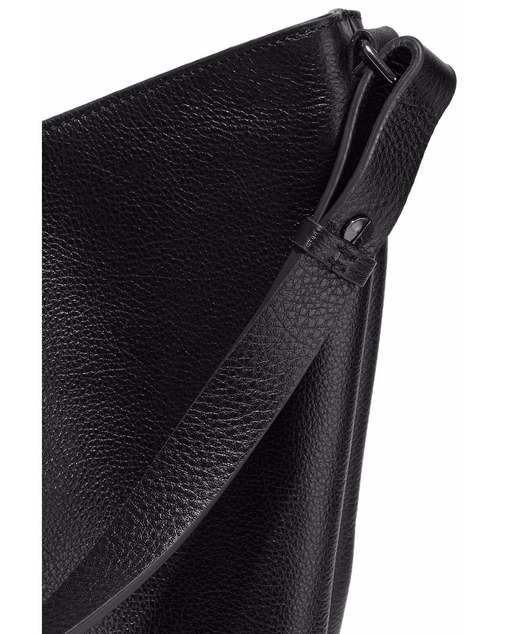 Halston heritage leather shoulder hotsell bag