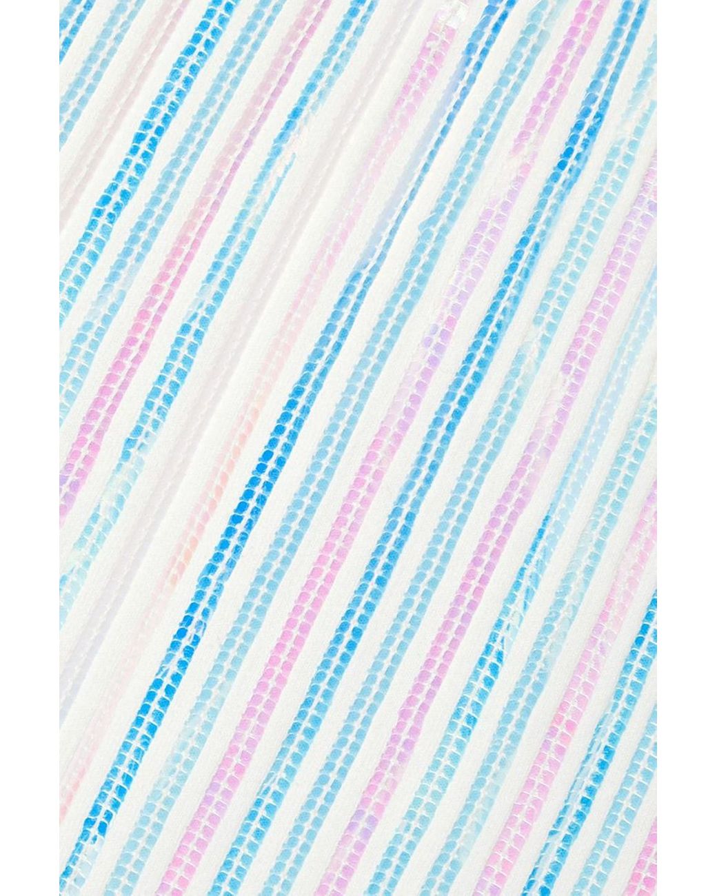 Christopher John Rogers Blue Open-back Sequin-embellished Stretch-knit Midi Dress